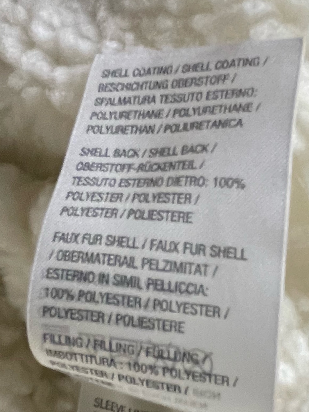 G.I.L.I. Shiny Gray Puffer Jacket with White Sherpa Trim Sz M - Picture 7 of 8